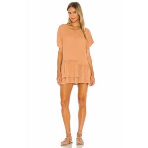 Free People Peach Mini Dress